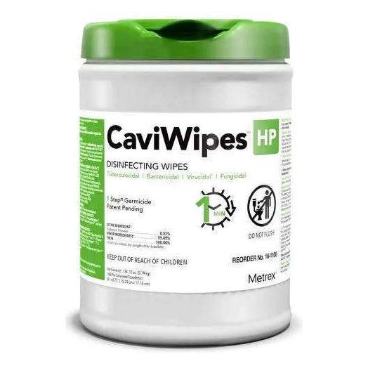 Metrex Caviwipes Towelettes XL HP 9" x 12" 65/Cn. -500-16-1150 - DENTAMED USA