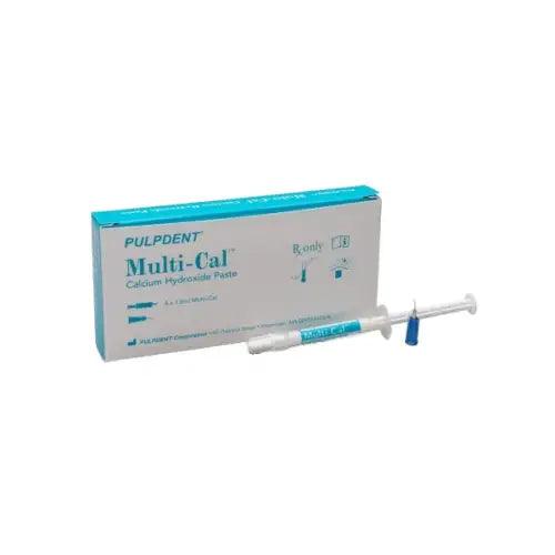 MultiCal Calcium Hydroxide Syringe 4/pk - Pulpdent 590-MULTI MultiCal Calcium Hydroxide Syringe