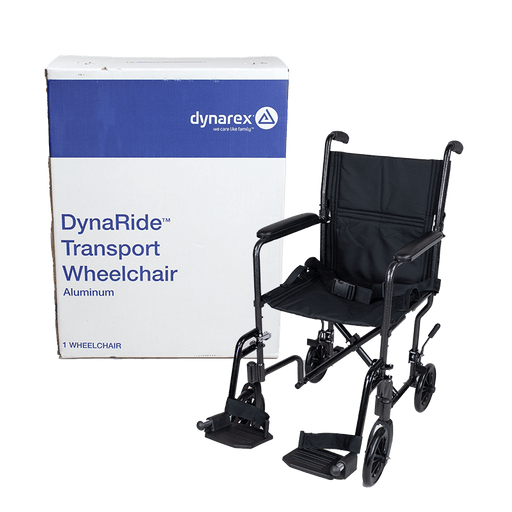 Dynarex Transport Wheelchairs - Aluminum 10250 - DENTAMED USA