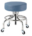 Viva Comford Height Adjustable Exam Stool with Circular Foot Ring 910-02-BLK - DENTAMED USA