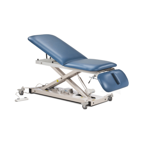 Clinton 82307 Power 400 Open Base Table with Adjustable Backrest - DENTAMED USA