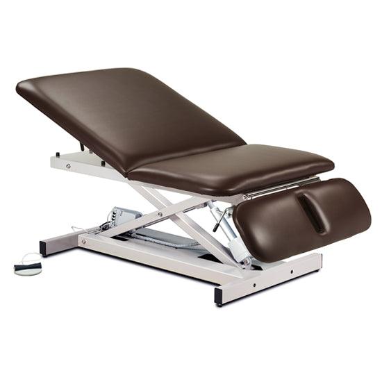 Clinton Extra Wide Bariatric Power Table with Adjustable Backrest and Drop Section 84430 Medical Equipment 