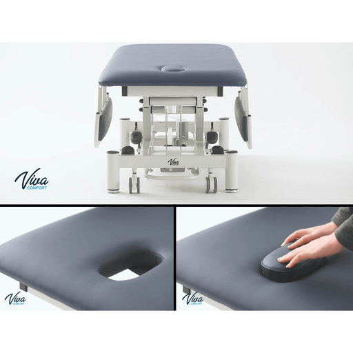 Viva ComfortElite-Line Hi-Lo Power Treatment Table with Padded Side Rails 903-03 - DENTAMED USA