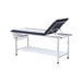 Viva Comfort Noble-Line Treatment Table with Shelf and Adjustable Back ADI996-02-BLK - DENTAMED USA
