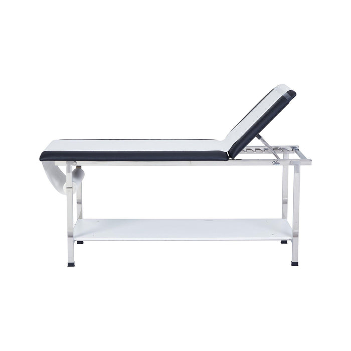 Viva Comfort Noble-Line Treatment Table with Shelf and Adjustable Back ADI996-02-BLK - DENTAMED USA