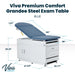 Viva Comfort Premium Comfort Grande Steel Exam Table ADI996-09-S2-BLK - DENTAMED USA
