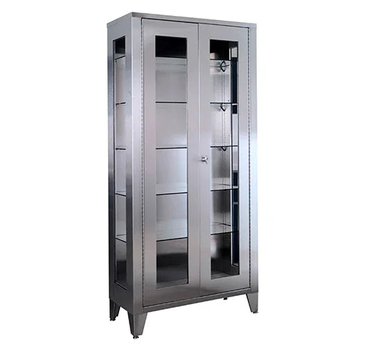 UMF Stainless Steel Display Cabinet Large Flat-Top Storage Cabinet SS7840