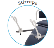 Viva Comfort Stirrups For Elite Power Table 904-04-Stir - DENTAMED USA