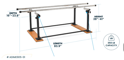 Viva Comford Folding Parallel Bars 905-01 - DENTAMED USA