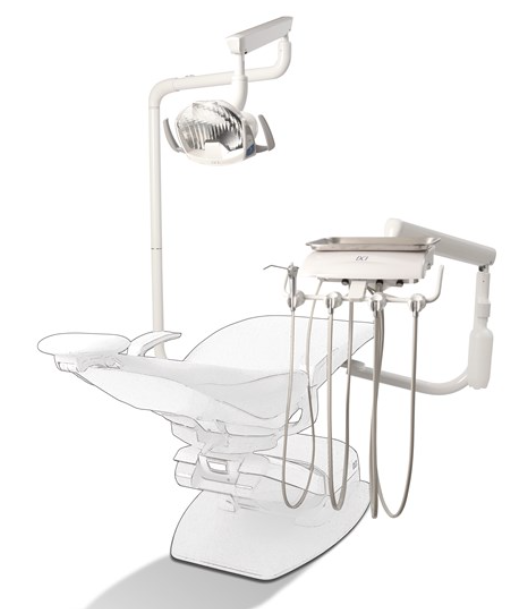 DCI Reliance Swing Mount Pole w/Auto Dental Unit Gray RS4051