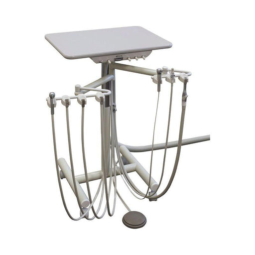 Beaverstate Rear Delivery 3hp Mobile Syst Duo Swing Cart W/Vacuum A3150 - DENTAMED USA