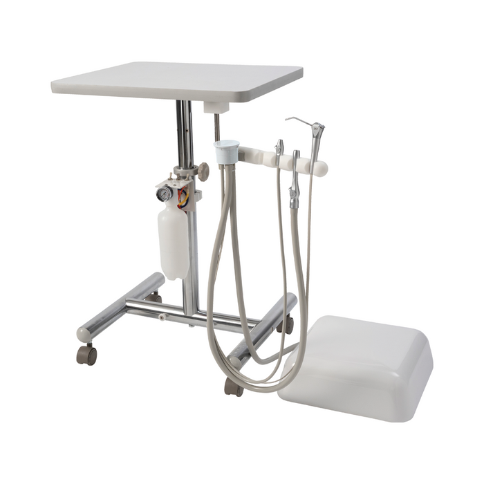 DCI Operatory Support Dental Cart w/Assistant's Package H-Frame R4221